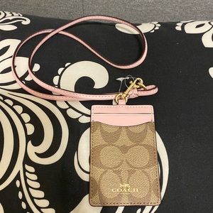 New Id Lanyard In Signature Canvas